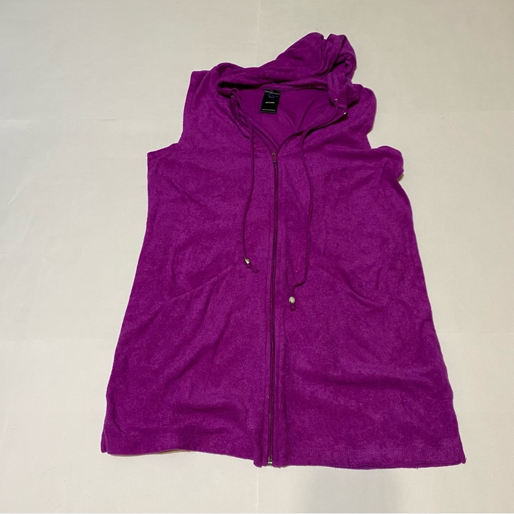 ⭐️ Catalina Purple Sleeveless Hoodie Vest